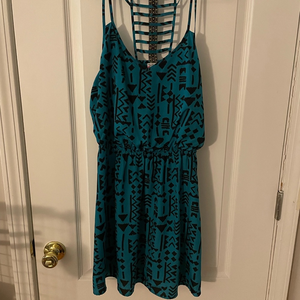 Womens Aztec Print Dress. Size M